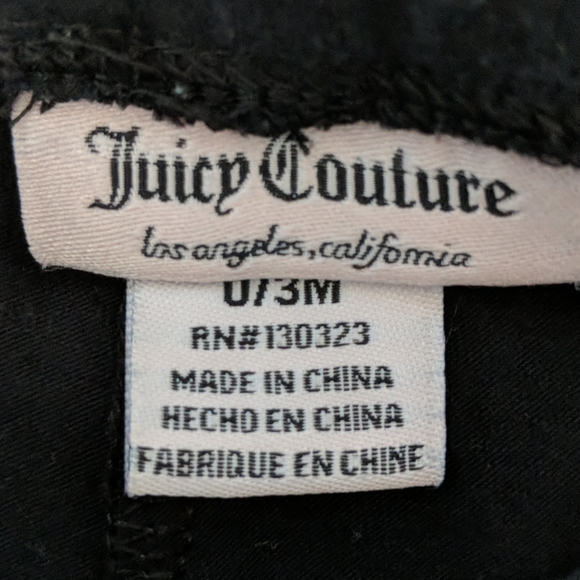 Juicy Couture Baby Black & Gold Polka Dot Outfit - Picture 7 of 9